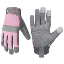 HANDLANDY Women Safety Work Gloves Utility Touch Screen Working Grip Glove