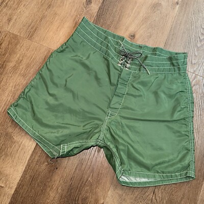 BIRDWELL BEACH BRITCHES サイズ32 オリーブグリーン Birdwell Beach Britches Board Shorts Mens 28 Swim Trunks 4