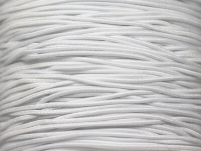 Fil Cordon élastique Nylon 1mm Violet - Écheveau D'environ 26m - Neuf