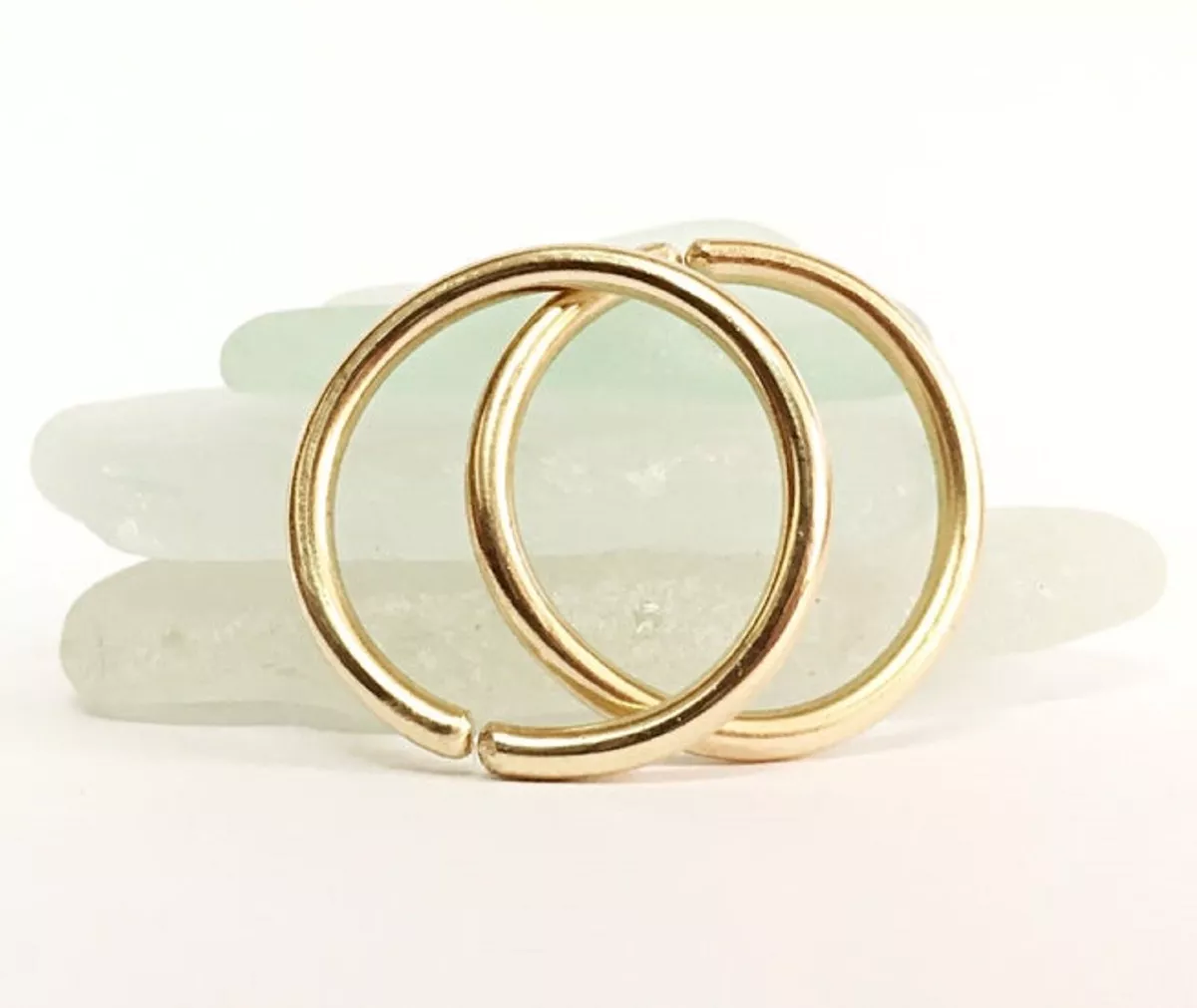 18k gold nipple online rings