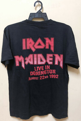 VINTAGE 1992 IRON MAIDEN LIVE IN DONNINGTON ROCK METAL TOUR