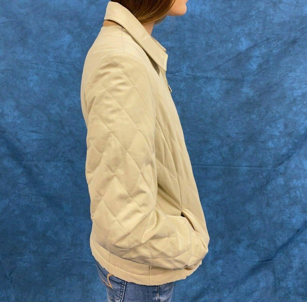 Loro Piana Tan Quilted Jacket Free Shipping USA Gem