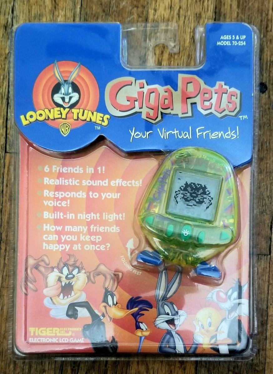 Giga Pets ギガペッツ　LOONEY TUNES Giga Pets Looney Tunes 6in1 Tiger Virtual Pet Tamagotchi