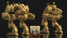 Mech Nova Prime alias "Black Hawk" para Battletech CGL Scale Syllogy
