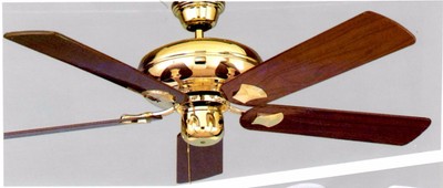 New Murray Feiss Cf3 52 Pb Polished Brass Ceiling Fan Imperfect