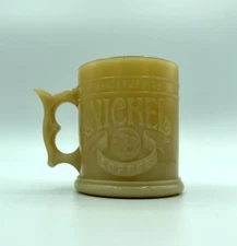 Vintage Whataburger Butterscotch Buffalo Nickel Coffee Mug Cup Pistol Grip USA