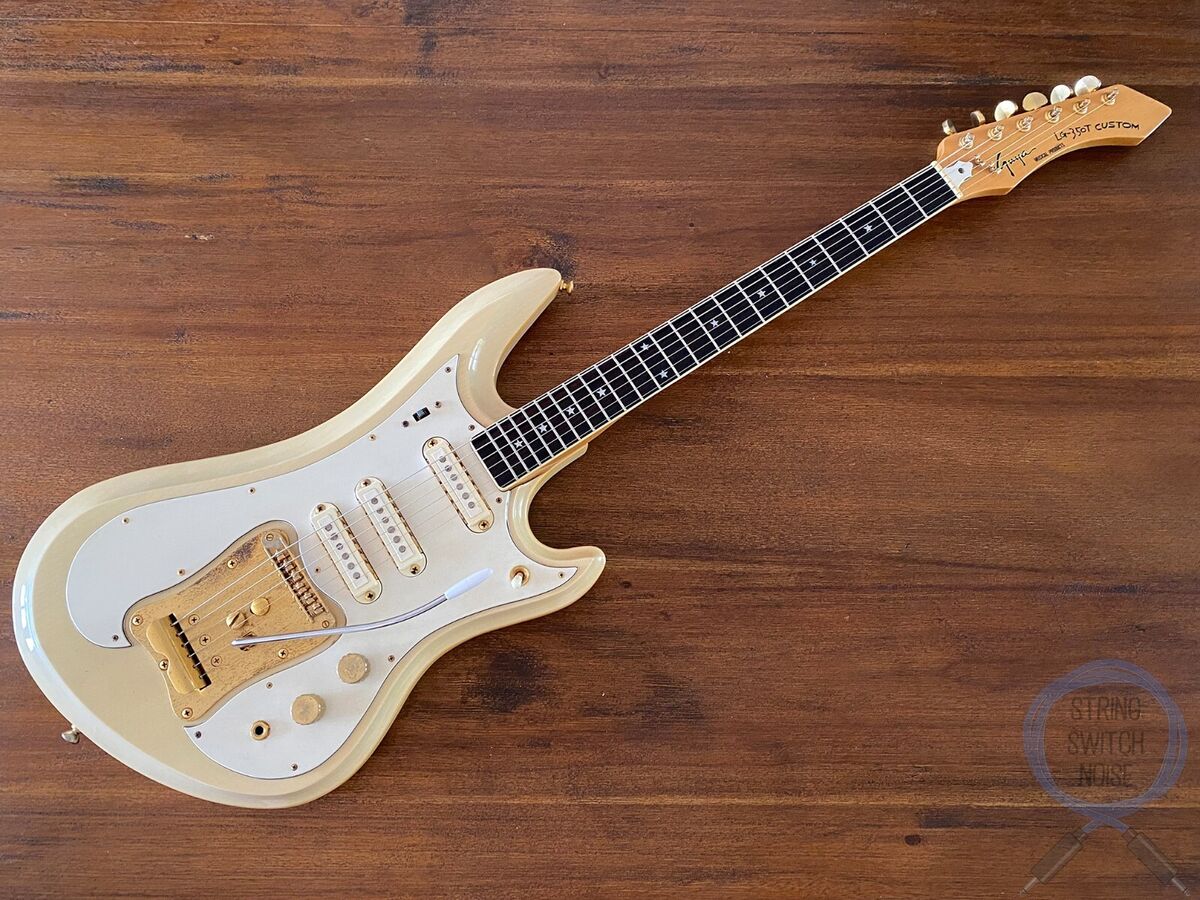 Guyatone LG-350T, Custom, White, MIJ 1970s, Rare to Find Collector, Sharp 5 Guyatone LG-350T, Custom, White, MIJ 1970s, Rare to Find Collector, Sharp 5