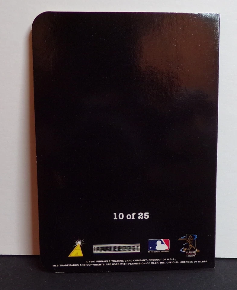 1997 Pinnicale Passport To The Majors #10 Edgar Martinez - Image 2 of 2