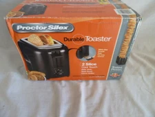 Proctor Silex 2-Slice Extra-Wide Slot Toaster w/ Cool Wall Shade Selector 