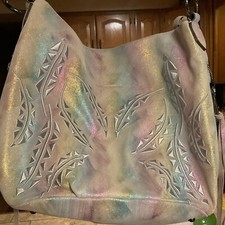 Aimee Kestenberg Leather Rainbow Metallic Shi...