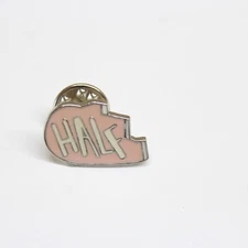Half Lapel Pin Pink My Other Half Friendship Romance
