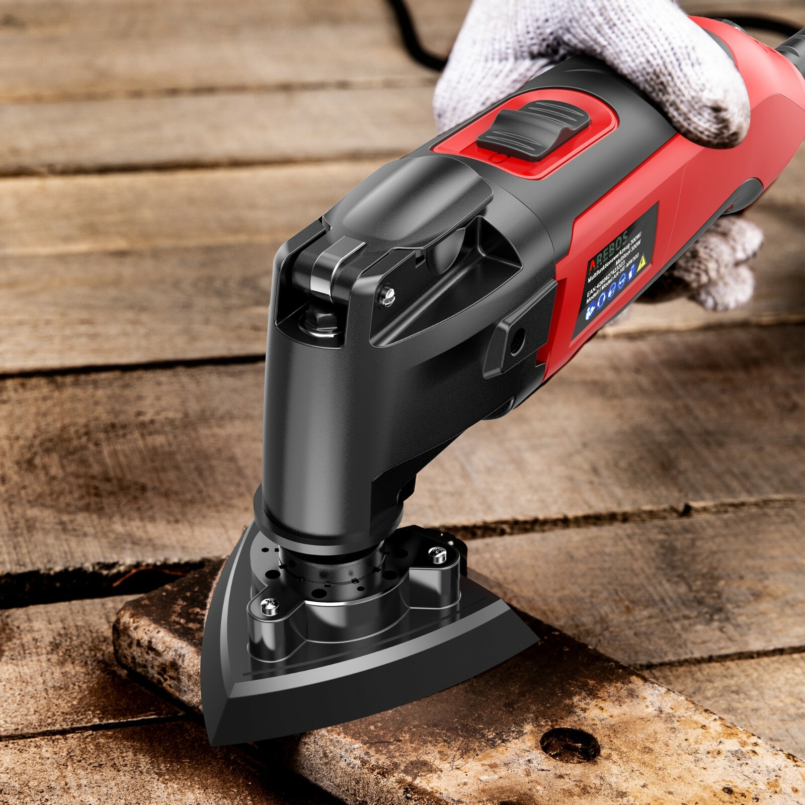 AREBOS Herramienta Multifunción Herramienta Multiple Herramienta Multiusos 300W