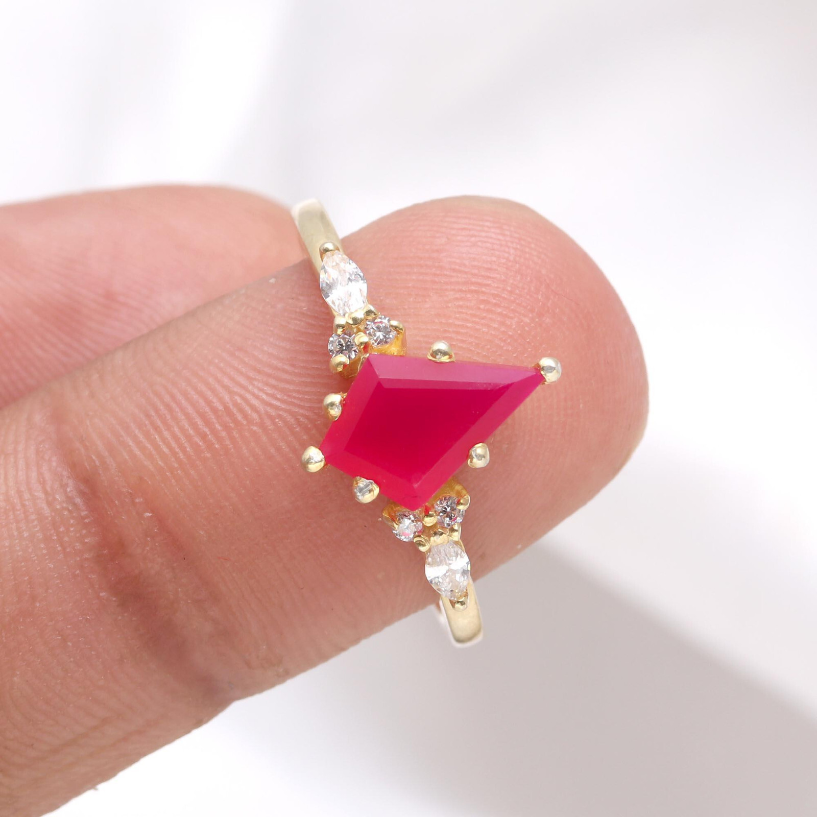 Natural Onyx Gold Plated Ring 925 Sterling Silver Ring Any Size