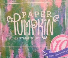Stampin Up PAPER PUMPKIN MARCH 23 New 10Th Anniversary