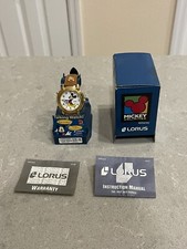 NEW Vintage Old Stock Disney Lorus Talking Mickey Mouse Animated Watch Retired