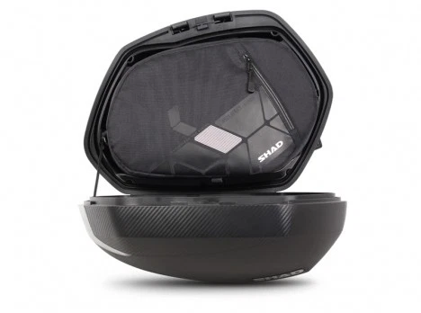 KIT SHAD fijacion + maletas laterales tapa negro metal SH36 BMW F800R (09-14) - Imagen 4 de 5