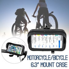 Waterproof Motorcycle Bike Cycling Handlebar Mount Holder Cell Phone Case Bag