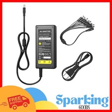 Short Circuit Protected 12V 5A Adapter with 8-Way Splitter for LED  CCTV