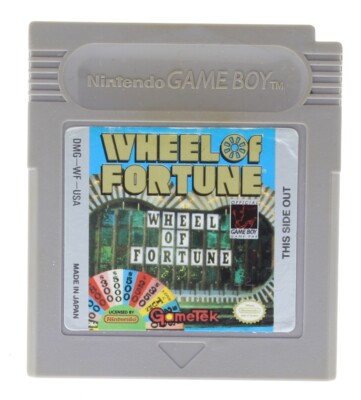 Wheel of Fortune (Nintendo Game Boy, 1990) Cart Only! | eBay