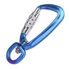 Carabiner Clip Auto Locking 360 Rotational Hook For Dog Leash Hammocks MU