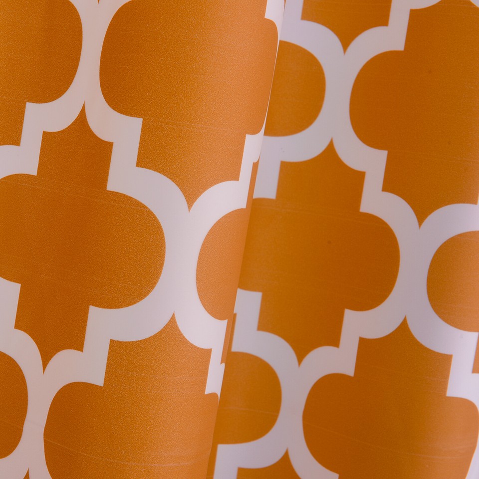 Extra Long Shower Curtain Waterproof Polyethylene vinyl Fabric Bathroom