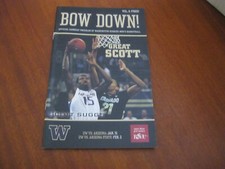 Scott Suggs GAME DAY MAGAZINE UW Huskies Basketball 2012-2013 Vol 6 