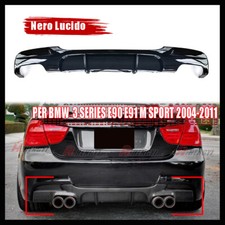 SOTTO PARAURTI DIFFUSORE POSTERIORE PER BMW E90 E91 SERIE 3 M SPORT 2004-2011