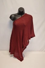 NWT Silvan Cape Bamboo Rich Bordeaux Ponchos Size OS