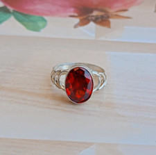 Red Garnet Gemstone Ring Handmade 925 Sterling Silver Perfect Ring All Size R318