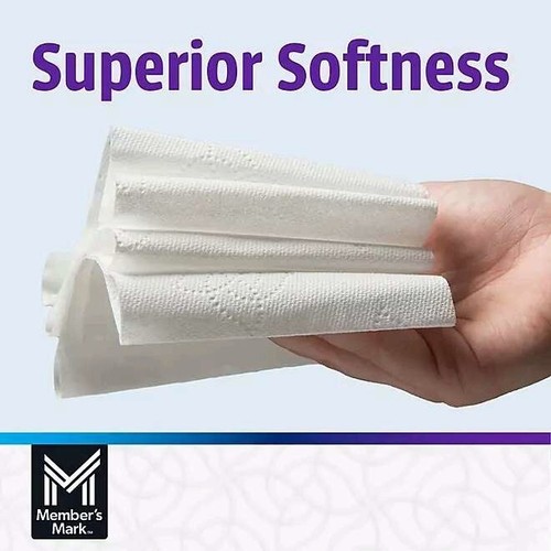 Member's Mark Ultra Premium 2-Ply Toilet Paper 45 Or 90 rolls, 235 sheets/roll - Picture 4 of 8