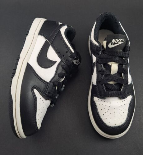 Nike Dunk Low Retro White Black Panda 2021 PS (CW1588-100) Youth Size 12C  - Picture 1 of 13
