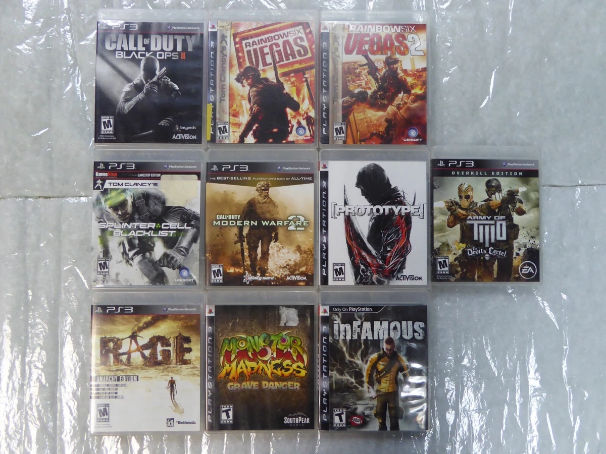 Lot of 10 Playstation 3 Games NO SPORTS eBay