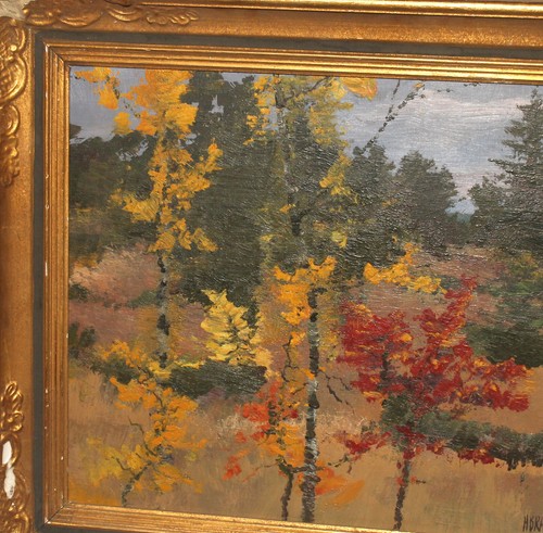 1952 Post impressionist oil painting landscape signed - Picture 6 of 12