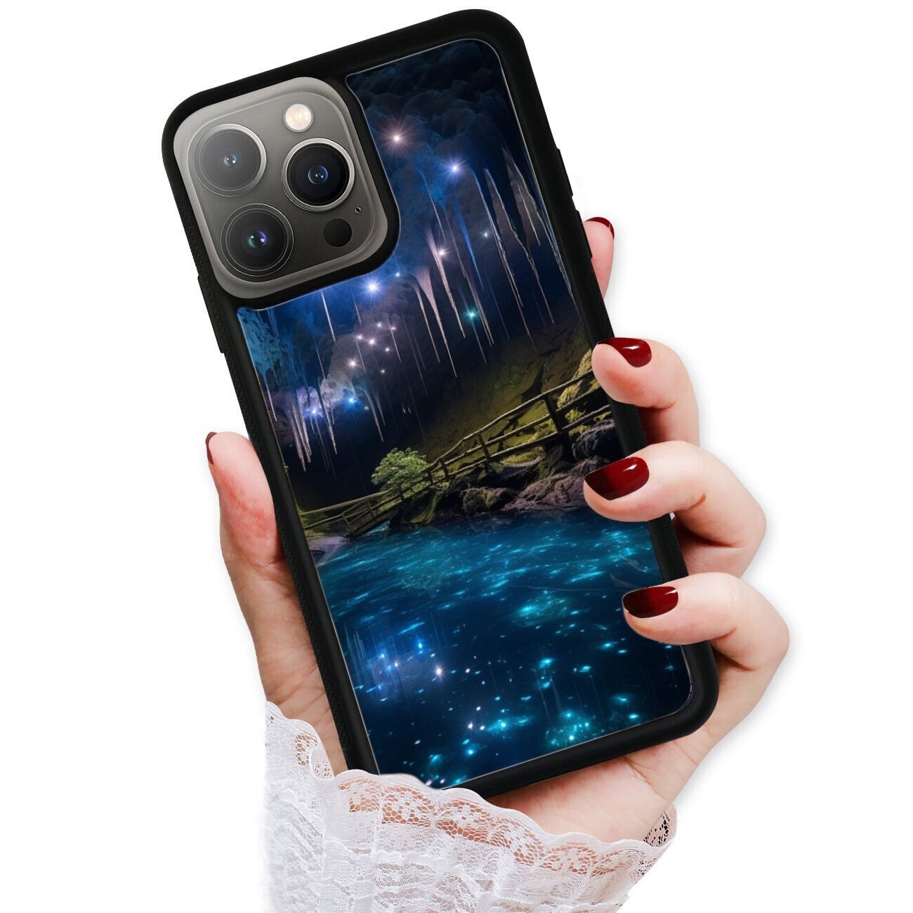 Anti drop Case For Apple iPhone Samsung Galaxy Motorola Waitomo Cave New Zealand