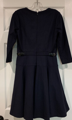 Ann Taylor 3/4 Sleeve Dark Navy Blue Dress 6P petite Career Work Office Dress | eBay Ann Taylor 3/4 Sleeve Dark Navy Blue Dress 6P petite Career Work Office Dress | eBay