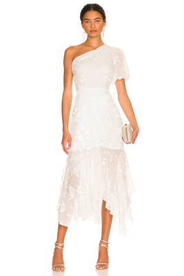 santorini dress in off white retro floral astr the label ASTR