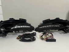 Full LED Dual Fog Driving Lights w/Brackets Switch For 2015-2020 Chrysler 300srt