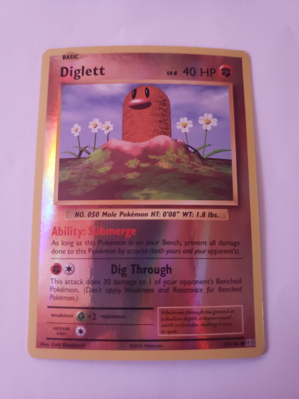Diglett 55/108 X&Y Evolutions Reverse Holo NM/Mint Pokemon eBay