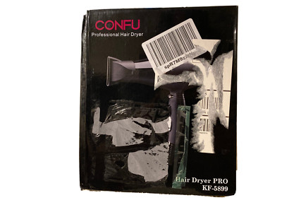 Confu KF-5899 Pro Professional Hair Dryer Ionic Generator (New In Open Box)