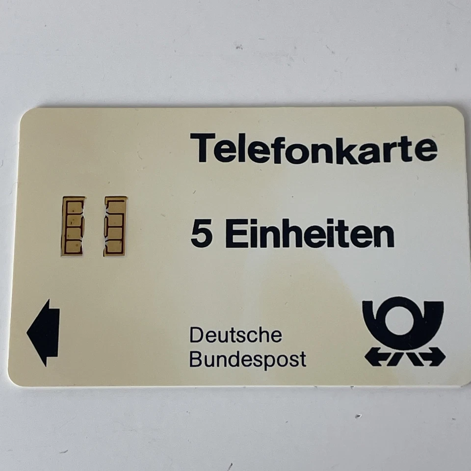Telefonkarte 5 Einheiten Deutsche Bundespost 1987 - Bild 4 von 4