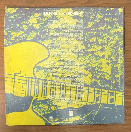 B.B. King "L.A. MIDNIGHT" VG ABC RECORDS ABCX-743 VINYL 1972 - Picture 2 of 6