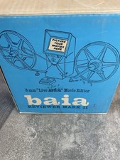 VTG Baia Reviewer 8MM Movie Editor Mark II W/Original Box WORKS