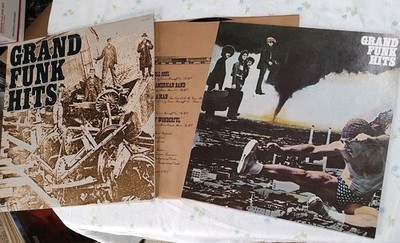 Grand Funk Railroad Hits Vintage Vinyl LP 1976 Capitol Record ST511579 insert Ex