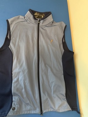 Greyson Sequoia Vest - New - Blue - Medium - Chechessee Creek Club Logo