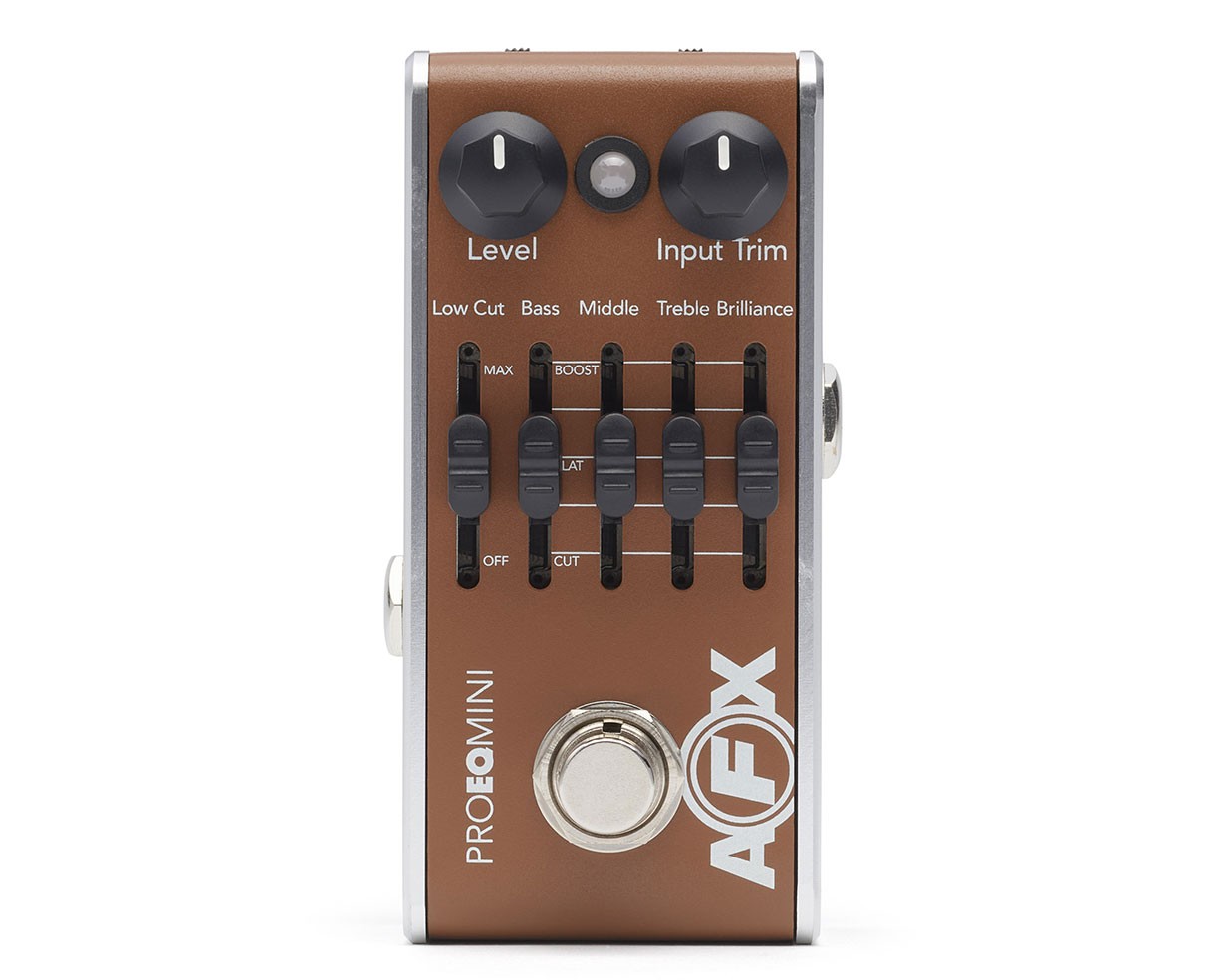 Fishman AFX Pro EQ Mini Acoustic Preamp & EQ Pedal - Open Box