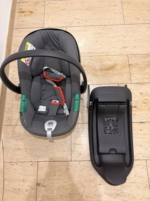 Cybex Babyschale Aton B2 I-Size Grey + Isofix Station