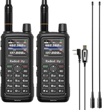 GM-30 Plus GMRS Handheld Radio, GMRS Repeater Capable, Long Range NOAA/UHF/VHF/A