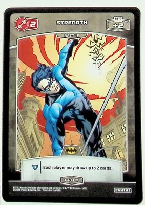 2018 PANINI METAX BATMAN #C43-BM STRENGTH COMMON NM-MT