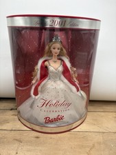 Barbie 2001 Edition Holiday Celebration Doll Mattel 50304 New NRFB