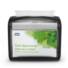 Tork Xpressnap Napkin Dispenser Black, N4 Compatible, Signature Range 4-Pack ...